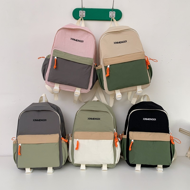 Mochila de moda simple para niños y niñas, mochila de estudiantes de escuela primaria de gran capacidad 2026 nueva mochila de color extranjero para niños