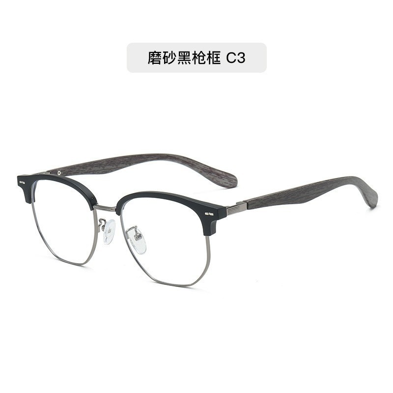 Nuevo miopía ultra ligera TR90 antiluz azul con grados Sven marco de gafas de luz plana gran marco de gafas de medio marco para hombres