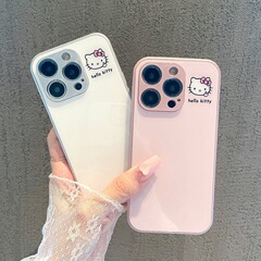 アニメkt猫リンゴ13携帯ケースiphone15promaxガラスケース12/11アンドロメダxs高級xr
