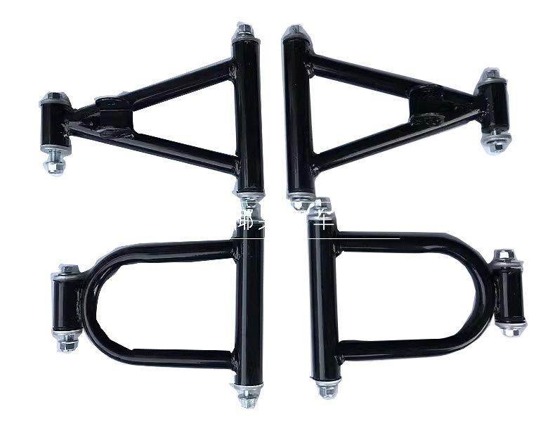 Modified kart front suspension parts, front swing arms for Little Bull and Little Mars ATVs, with screws