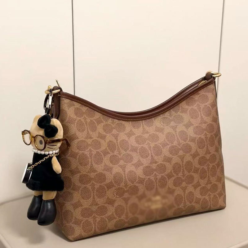 Koujia 2025 New Model Laurela Monogram Versatile Shoulder Crossbody Underarm Handbag Large Capacity