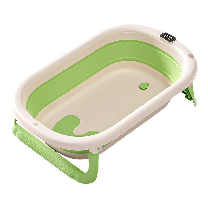 Bidé plegable para niños, balde de baño universal, suministros para bebés de gran tamaño, lavabo para bebés