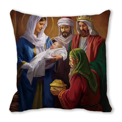 Merry Christmas Merry Christmas Encrypted Peach Skin Home Decoration Sofa Cushion Pillow ZT436