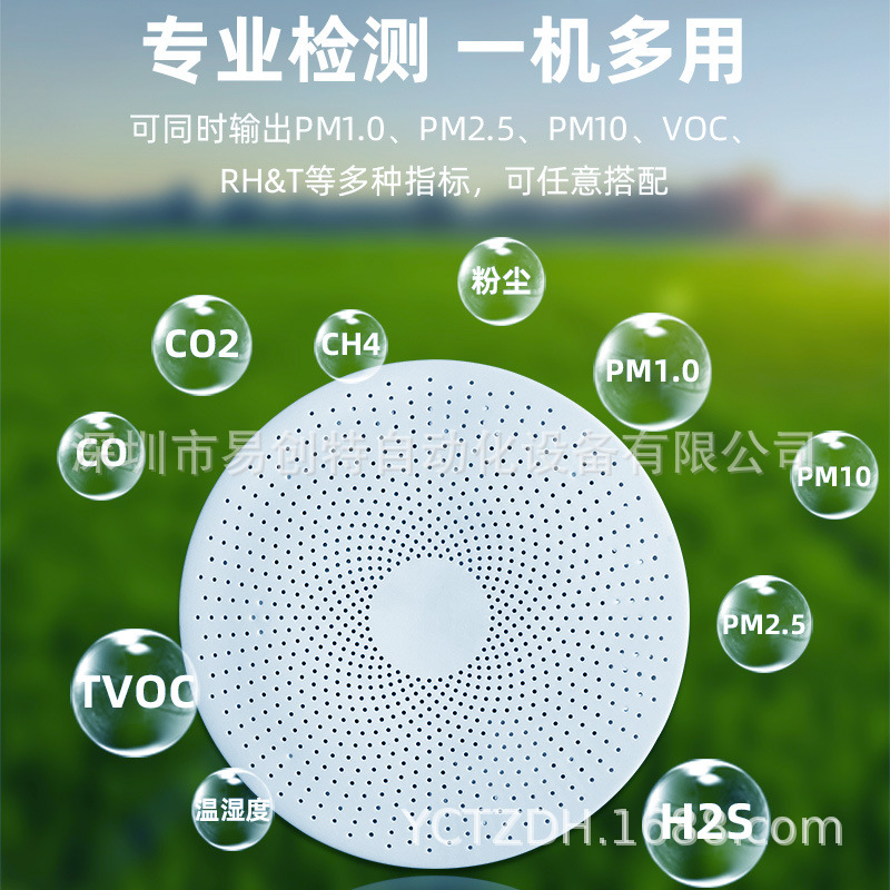 微型多参数空气质量检测仪变送器(PM2.5+VOC+CO2+温湿度）