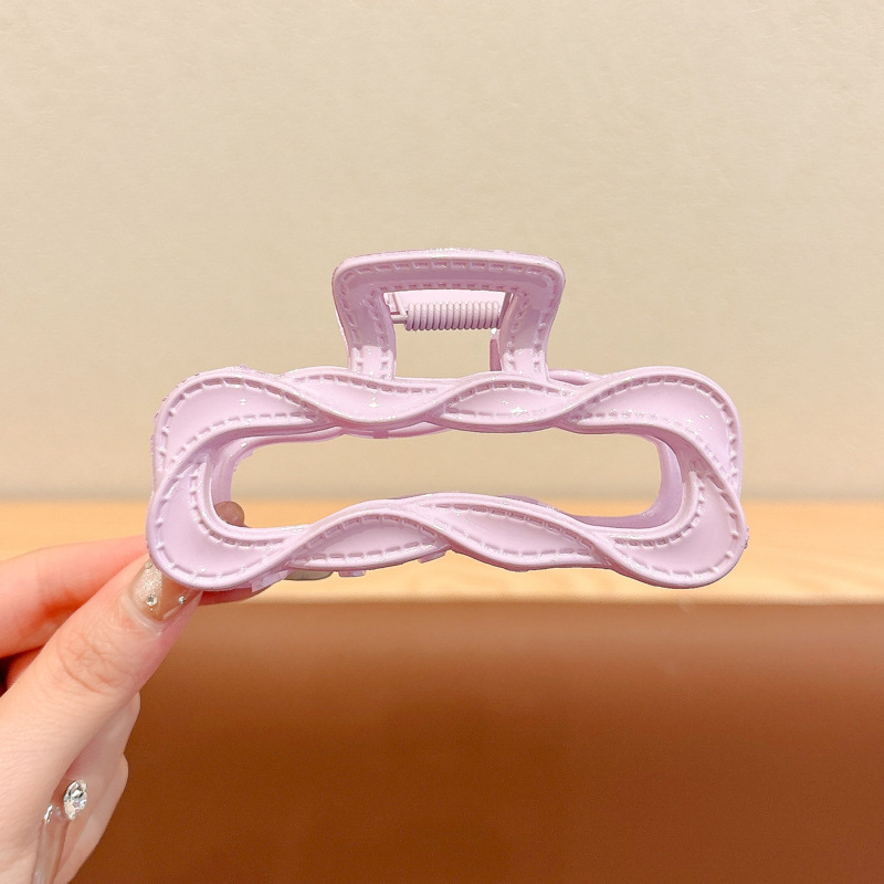 Acrílico grande, pinza de amor, pinza para el cabello, parte posterior de la cabeza femenina, pinza de tiburón, horquilla, pinza para el cabello, tocado, primavera y verano