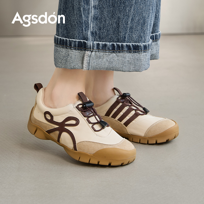 Zapatos de entrenamiento de la mujer 2025 nuevo otoño retro viaje ligero ocio zapatos deportivos de montaña