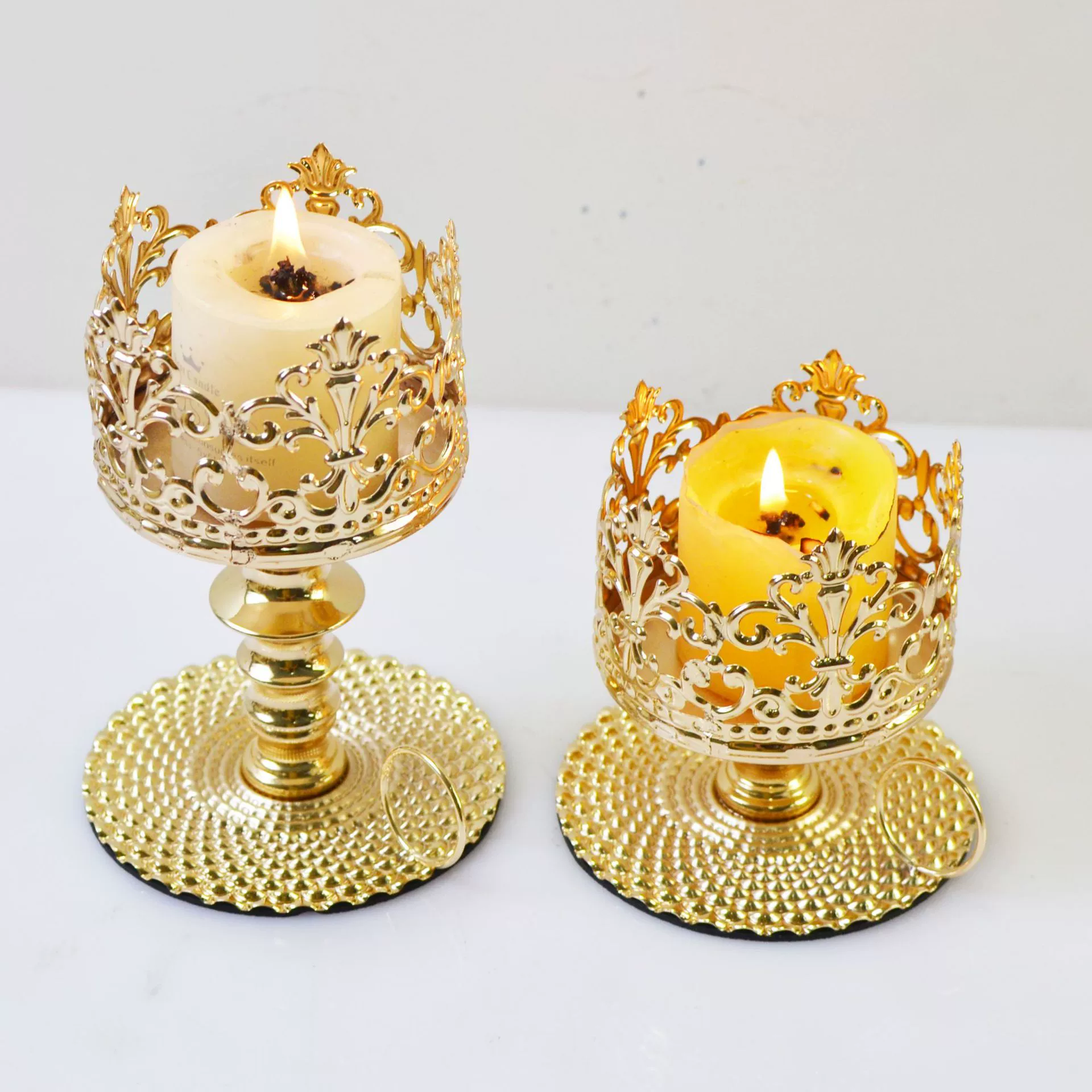 Creative handheld candle, resin decor, European style