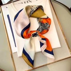Small Square Scarf Silk Women 70x70 Korean Versatile Decorative Matching Suit Shirt Professional Collar Scarf Neck Scarf