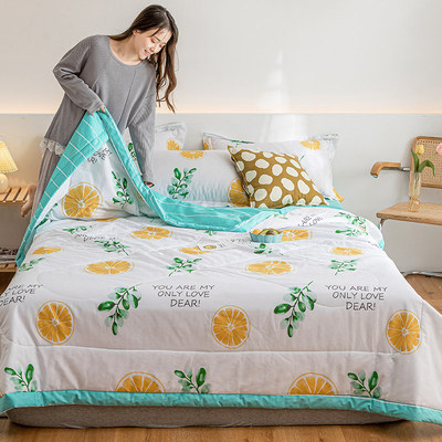 2021 new pattern pure cotton Cool in summer washing Cotton summer quilt Summer quilt Four piece suit goods in stock wholesale