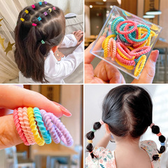 2025 新しい子供のゴムバンドは髪を傷つけません赤ちゃん小さなヘアバンドヘアアクセサリー女の子ポニーテールヘアロープ帽子