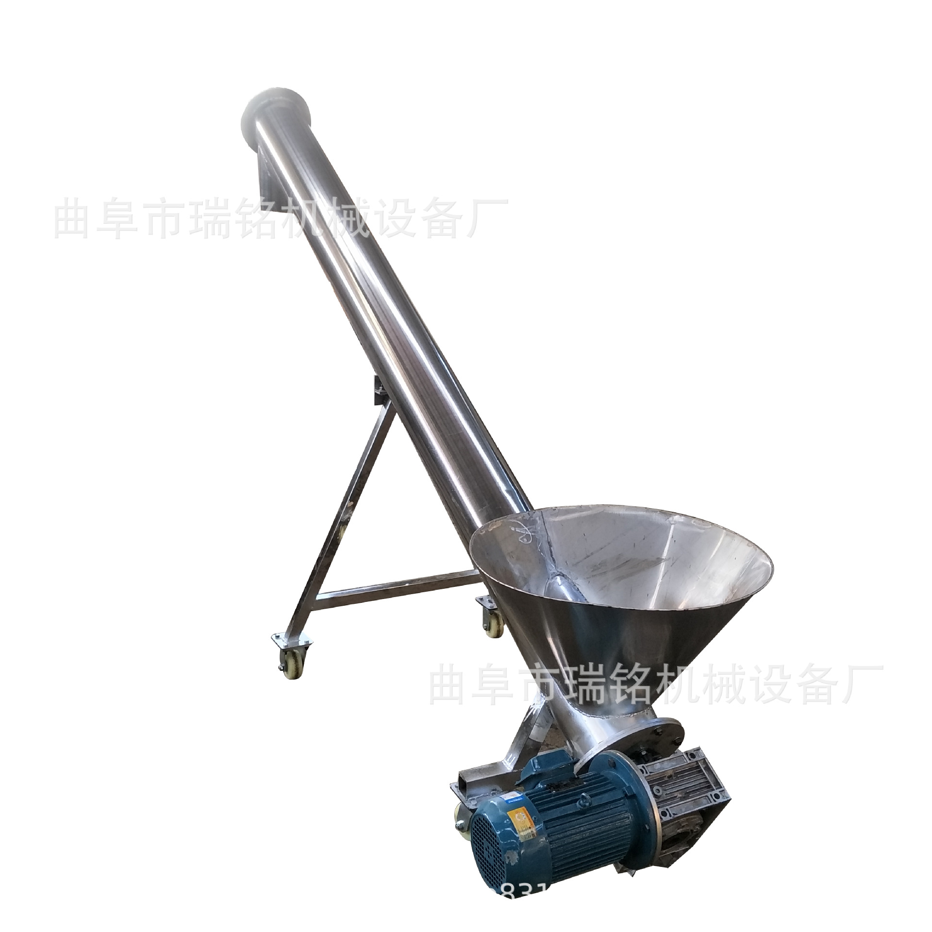 不锈钢粉末吸料喂料机化工原料浆叶螺旋输送机316白糖面粉输送机