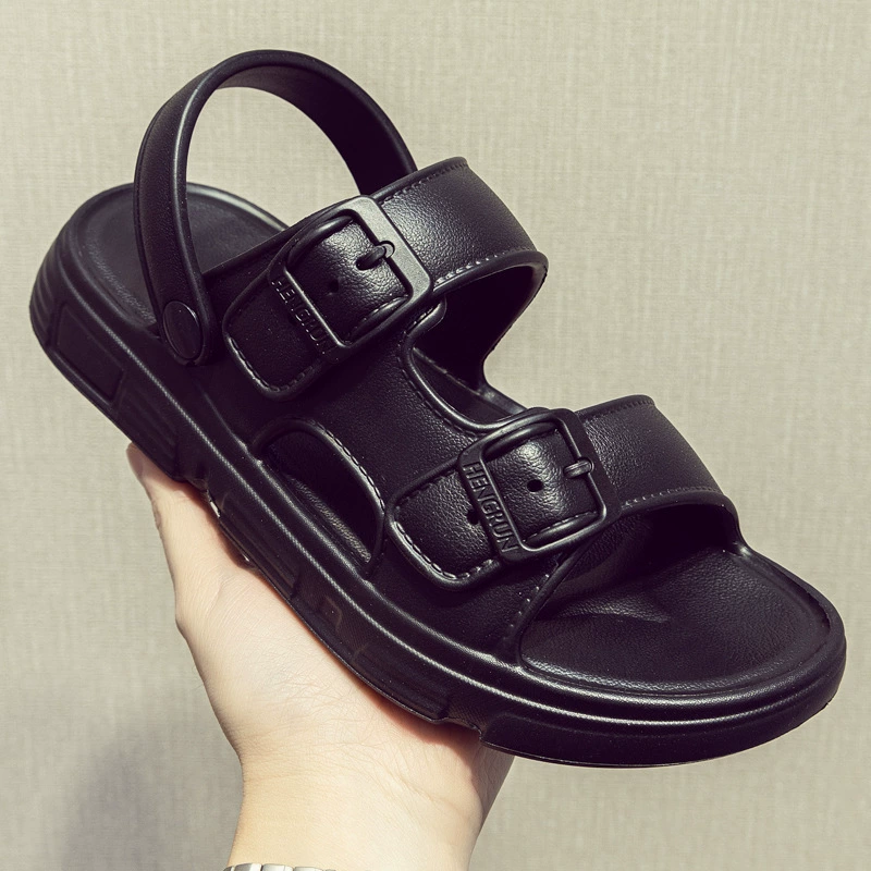 Мужские летние пляжные шлепанцы из ЭВА, вьетнамки, нескользящие, износостойкие, повседневные, спортивные, для отдыха за границей