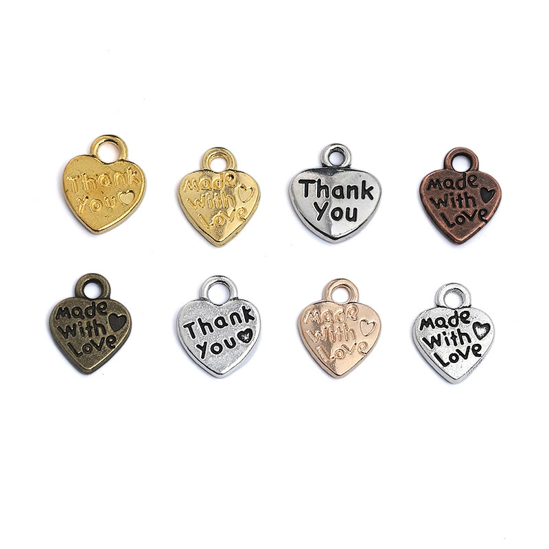 Оптовая продажа DIY ретро сплав любви фраз подвеска ожерелье ремесленное производство A800495