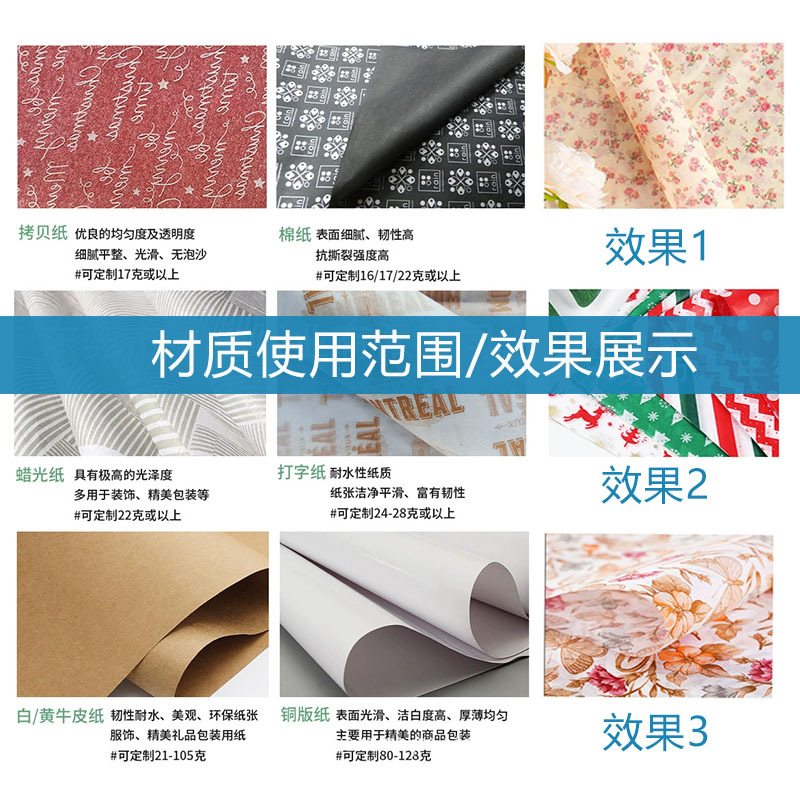 Papel Seda para Embalaje Impermeable de Papel, A Prueba de Humedad, para Embalaje de Ropa