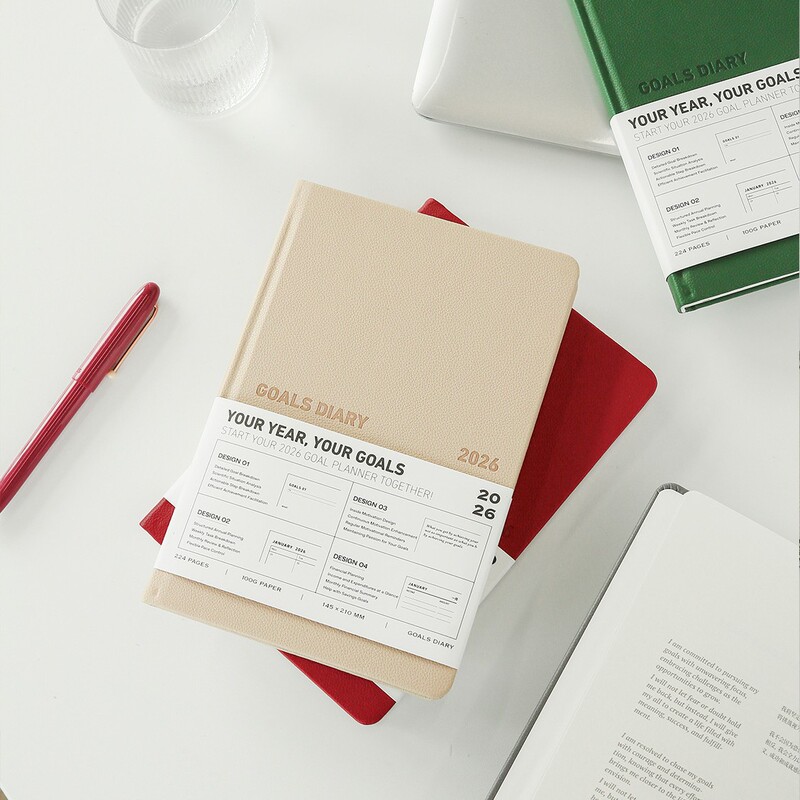 初品 E-PLAN2026年计划日程本年历本目标管理记录精装本简约|undefined