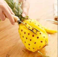 Wholesale pineapple peeler artifact stainless steel pineapple knife peeling knife eye remover pineapple shovel pineapple eye remover