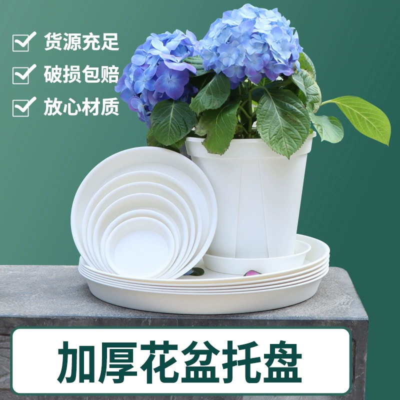 Утолщенный пластиковый поднос для цветочного горшка оптом углубленный круглый мясистый поддон для цветочного горшка пластиковый корпус держатель для раковины для воды