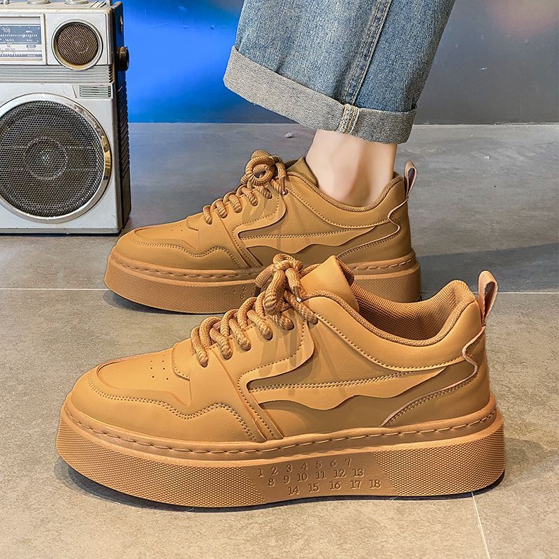 Men's Shoes Spring 2025 New Style Men's Versatile Sports Casual Thick-Soled Non-Slip Sneakers for Work and Breathable Trendy Shoes Men's Shoes Spring 2025 New Style Men's Versatile Sports Casual Thick-Soled Non-Slip Sneakers for Work and Breathable Trendy Shoes