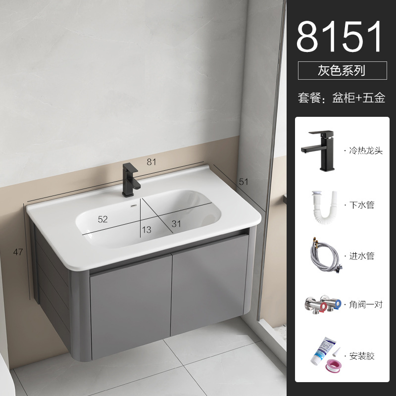 Guns Grey - 80 cuenca de ángulo redondeado - sin espejo