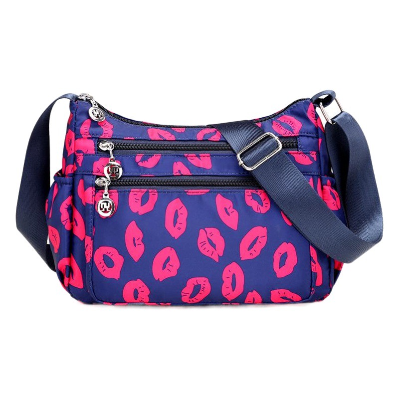 Jielangshi impreso al por mayor bolsa de hombro de nylon bolsa de viaje al aire libre bolso crossbody dumpling bolsa pequeña mochila entrega