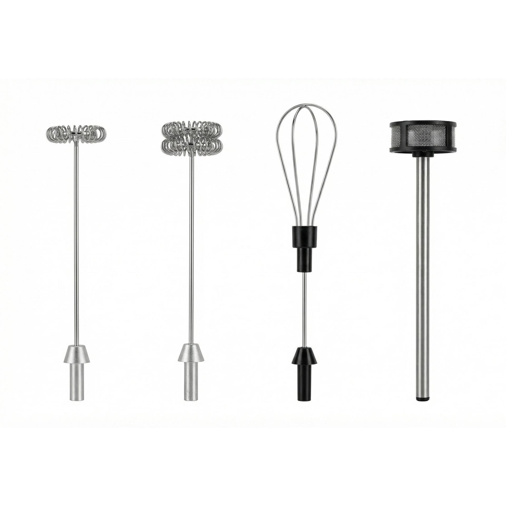 USB Şarjlı Paslanmaz Çelik Elektrikli Süt Köpürtücü Çok Fonksiyonlu Kahve Latte Sanat Kapakçıklı Süt Köpürtücü