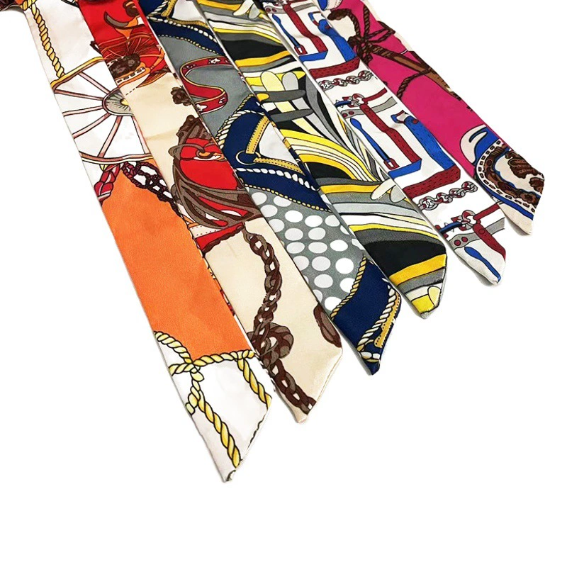 Шелковый шарф стримеры длинная полоса фабрики оптовая лента для волос