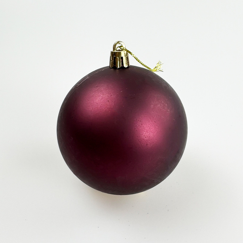 メーカー直販ばら積クリスマスボール4/6/8/10cmクリスマスツリー吊り下げボール飾りプラスチックメッキボール|undefined