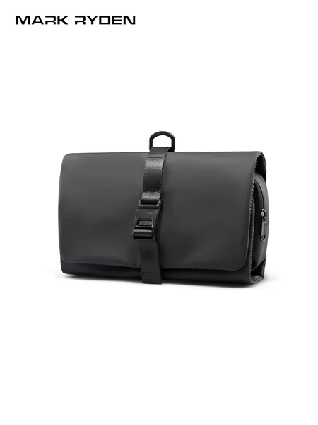 Men's Business Trip Toiletry Bag, High-End Magnetic Lock, Large Capacity Dry and Wet Separation Travel Cosmetics Storage Bag