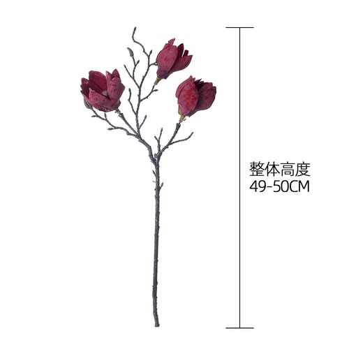 Morning Flower Whisper Single Magnolia Flower INS Wind Simulation Flower Home Furnishing Wholesale Fake Flower Decoration CL22002
