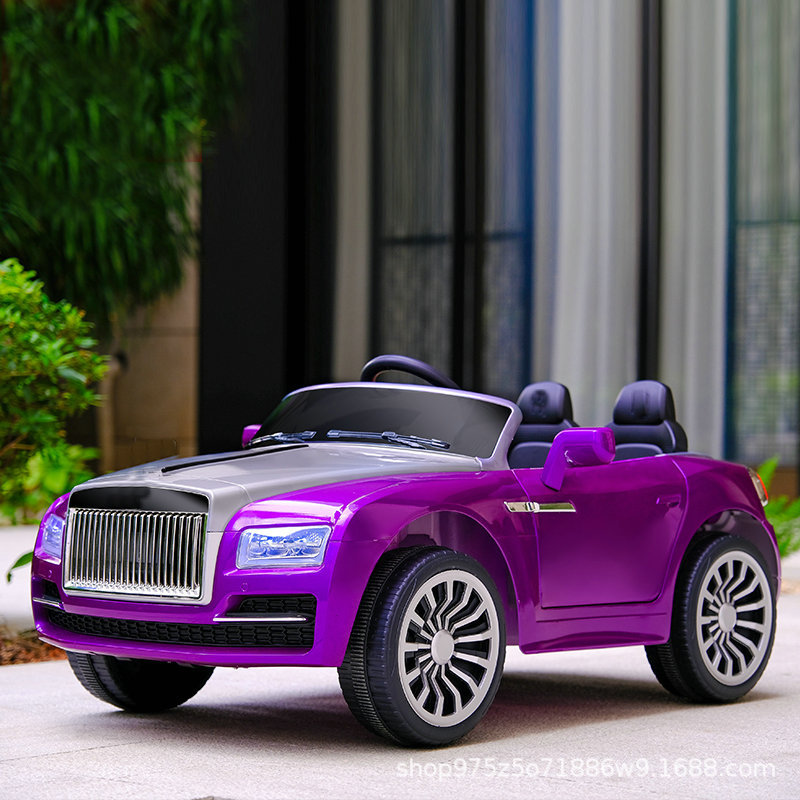 Nuevo coche eléctrico para niños 1-7 años de edad modelo grande puede sentarse personas coche de juguete para niños macho y hembra bebé puede auto-conducir control remoto