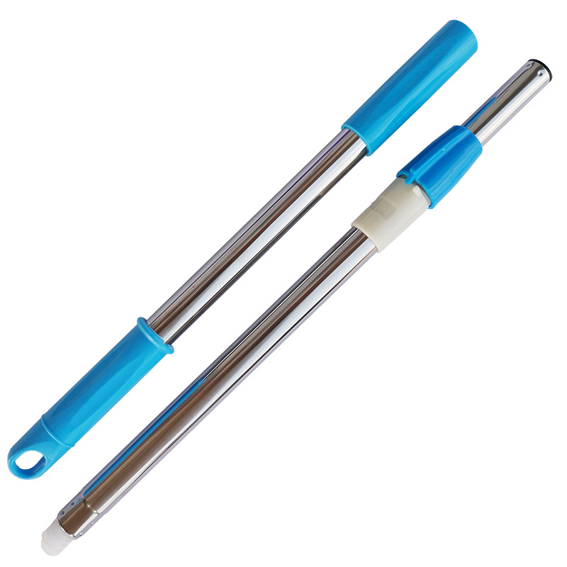 Suministro directo de fábrica al por mayor accesorios de varilla de fregona giratoria tubería de acero inoxidable fregona telescópica reforzada en negrita varilla a prueba de explosiones