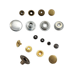 Four-in-one metal rivets new four-in-one clothing DIY down jacket clothing buttons hidden fasteners two-sided rivets
