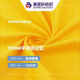 平纹仿记忆 全涤平纹风衣面料 秋冬棉服面料 羽绒服冲锋衣布料
