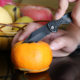 Stainless steel folding knife mini all-steel pattern knife outdoor portable fruit knife split express knife folding knife