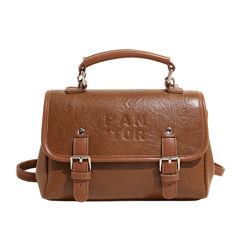 Bolso cuadrado pequeño de moda portátil para mujer 2025 nueva versión coreana de la mochila de moda Bolso bandolera de todo fósforo de nicho de alta gama