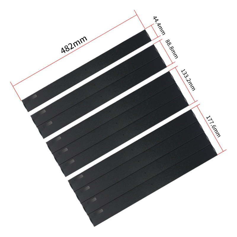 1-4U шкаф застежка слепая пластина ультра-дешевая прочная пластиковая огнестойкая слепая пластина пылезащитная ложная панель