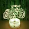 Colorful tractor, LED touch night light, table lamp, new collection, 3D, Aliexpress