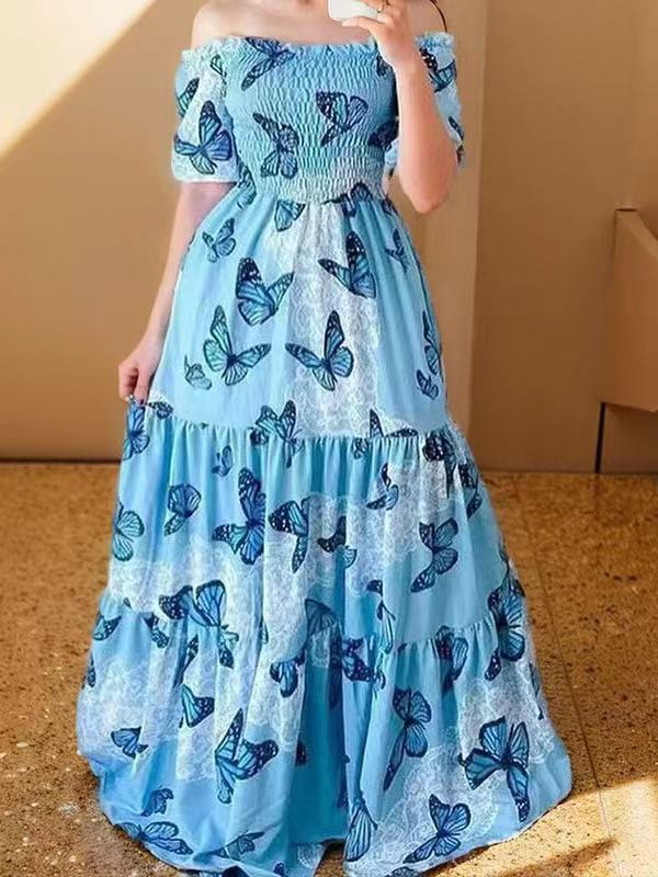 Women's Floral Summer Maxi Dress