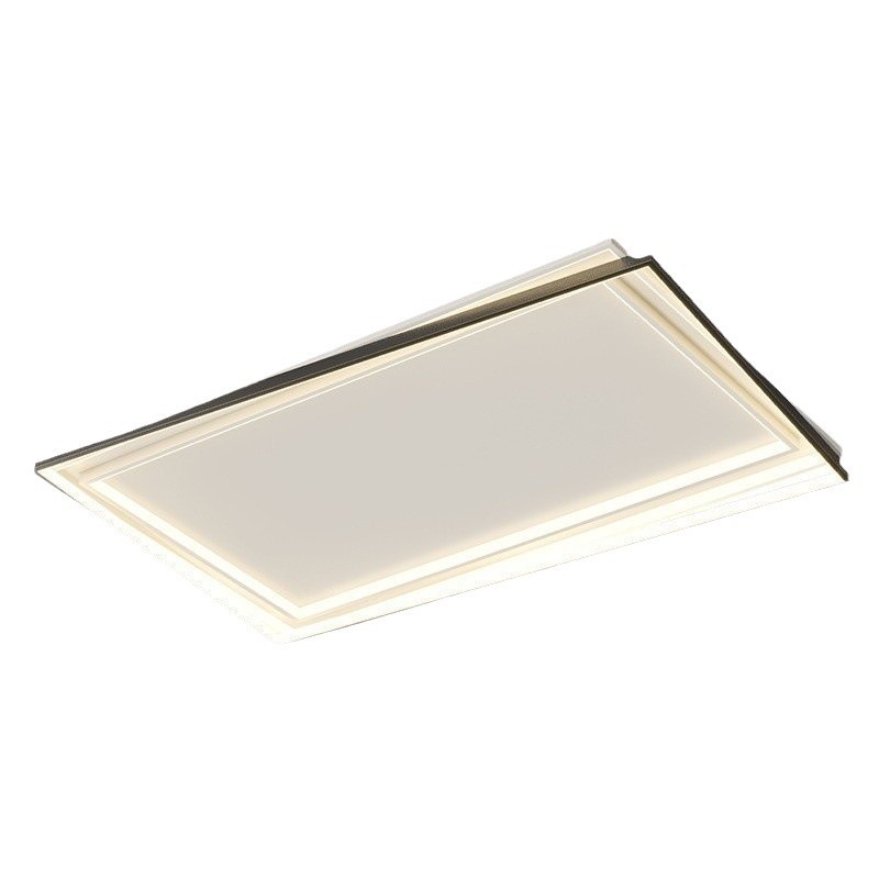 [Selección estricta] lámpara de techo moderna y simple nueva atmósfera rectangular sala de luz principal de espectro completo lámpara de habitación de protección de ojos