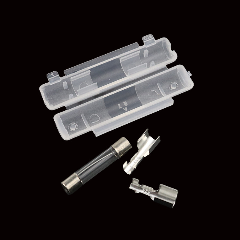6*30プラスチックヒューズ管座ヒューズ小箱ピーナッツ殻ヒューズ座10aガラス管|undefined