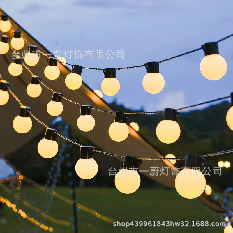 Led Outdoor Camping String Lights Solar-Powered Garden Lights Hanging Tree Bulb Lights Tent Decorative Lights Led Outdoor Camping String Lights Solar-Powered Garden Lights Hanging Tree Bulb Lights Tent Decorative Lights