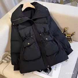羽绒棉服显瘦棉衣棉服2026冬季新款加厚收腰棉袄宽松外套长款时尚
