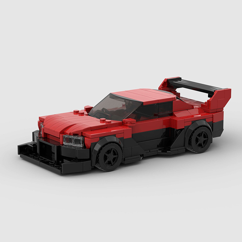 Compatible with Lego Small-Piece Racing Car R34Moc Building Blocks DIY Educational Toy Model Assembly Export Wholesale Compatible with Lego Small-Piece Racing Car R34Moc Building Blocks DIY Educational Toy Model Assembly Export Wholesale