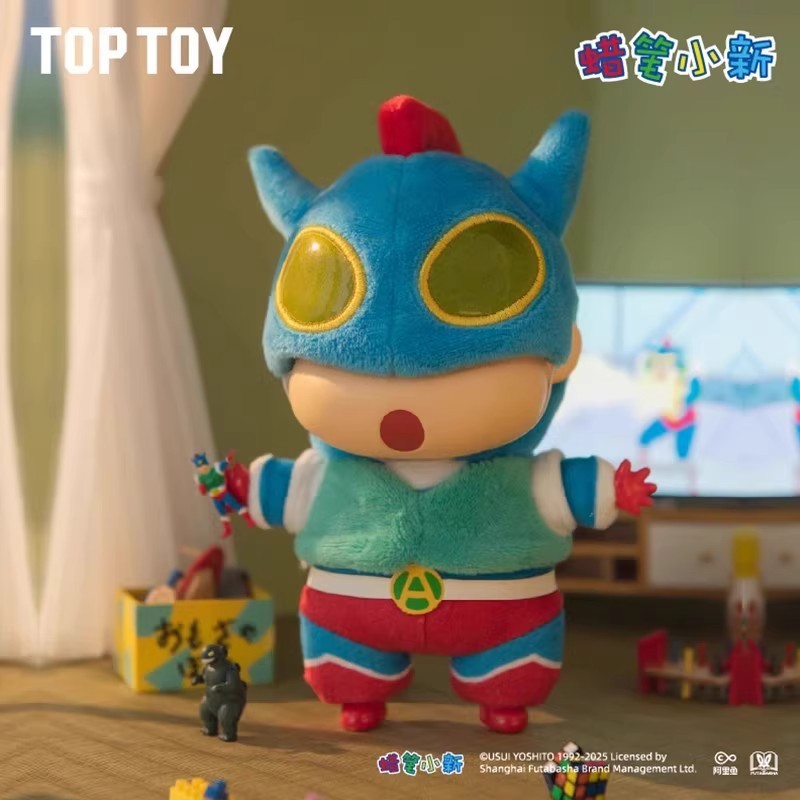 TOPTOY蜡笔小新换装派对系列盲盒搪胶毛绒可爱公仔女礼物摆件|undefined
