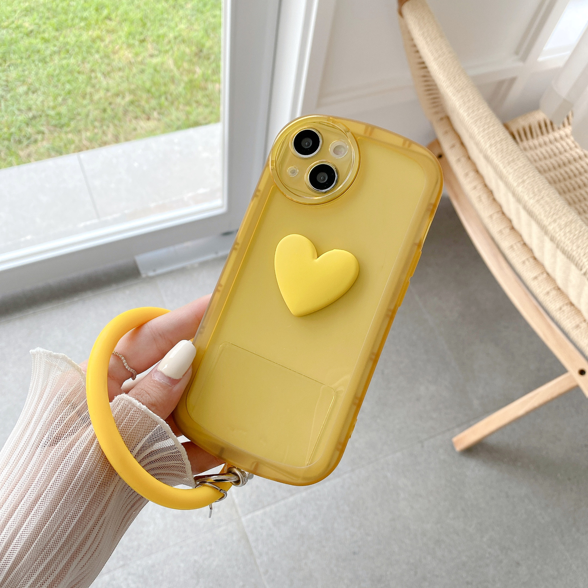 Preppy Style Novelty Fashion Heart Shape Tpu   Phone Cases display picture 4