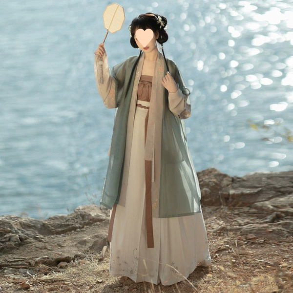 Outer shirt + underwear + suspender + 3m skirt