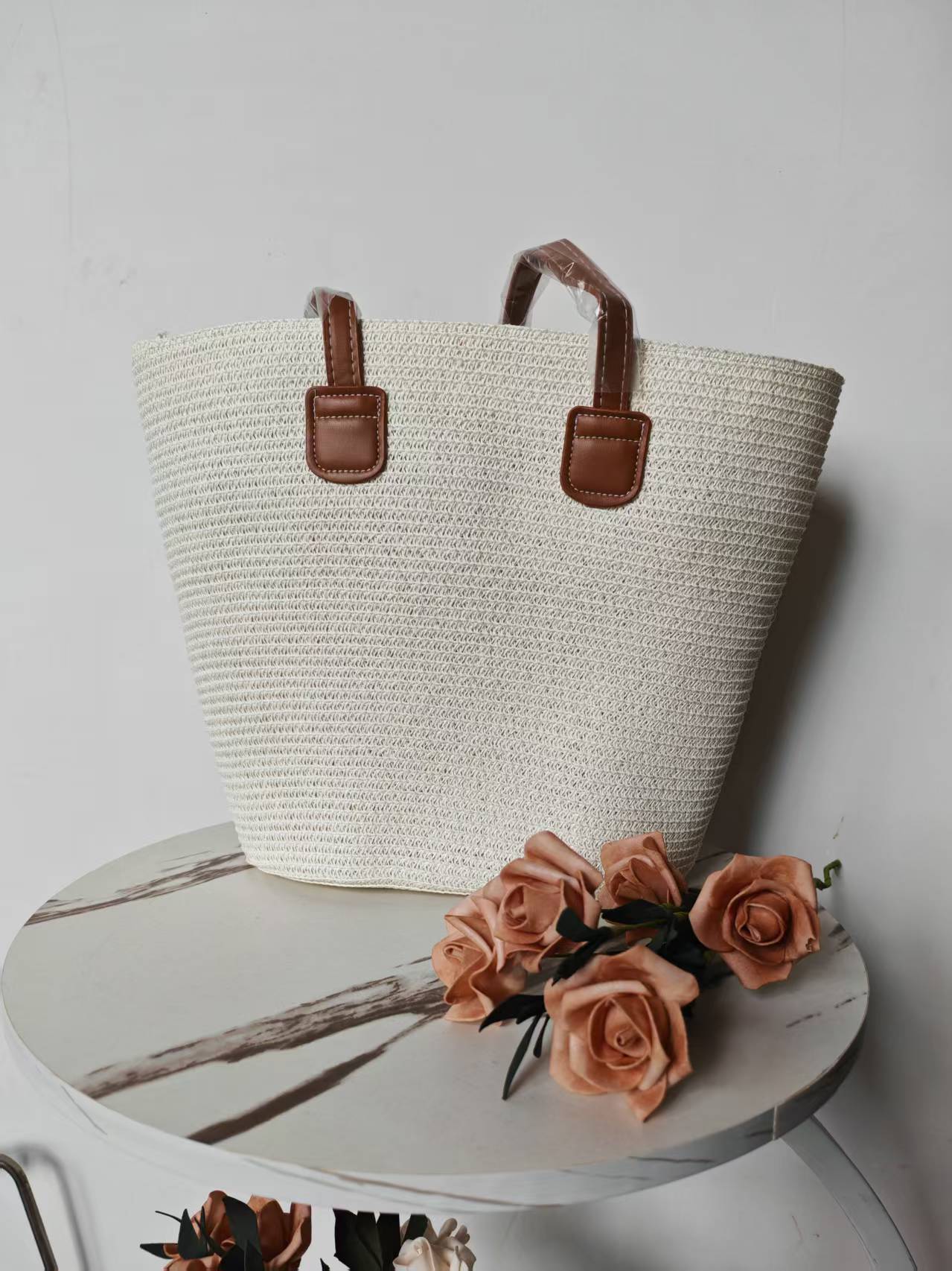 Plain fine texture off-white