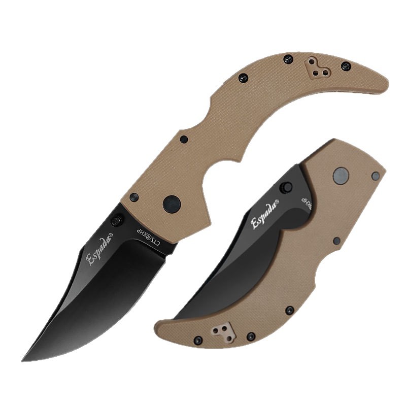 Nuevo acero frío Sparta CTS cuchillo plegable multifuncional al aire libre herramienta portátil de campamento cuchillo de pesca