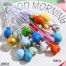 彩色立体气球插签奶油胶手机壳diy材料包手工制作小饰品树脂配件