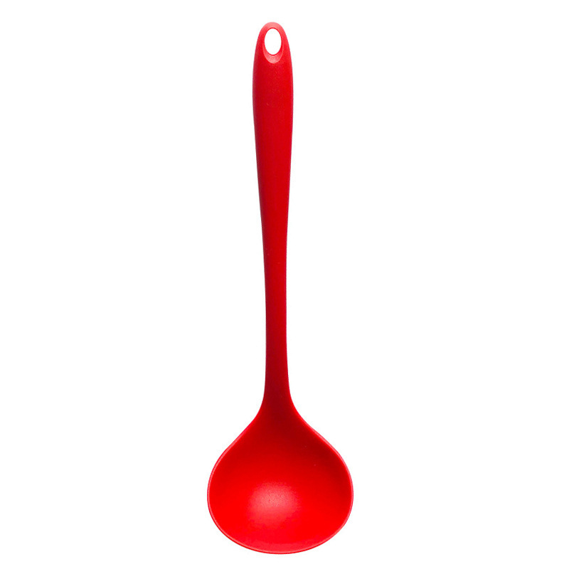 Venta al por mayor sartén antiadherente para el hogar silicona pala China pala resistente a altas temperaturas pala cuchara traje colador cuchara de sopa traje de cocina conjunto de cinco piezas